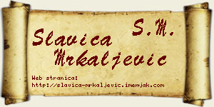 Slavica Mrkaljević vizit kartica